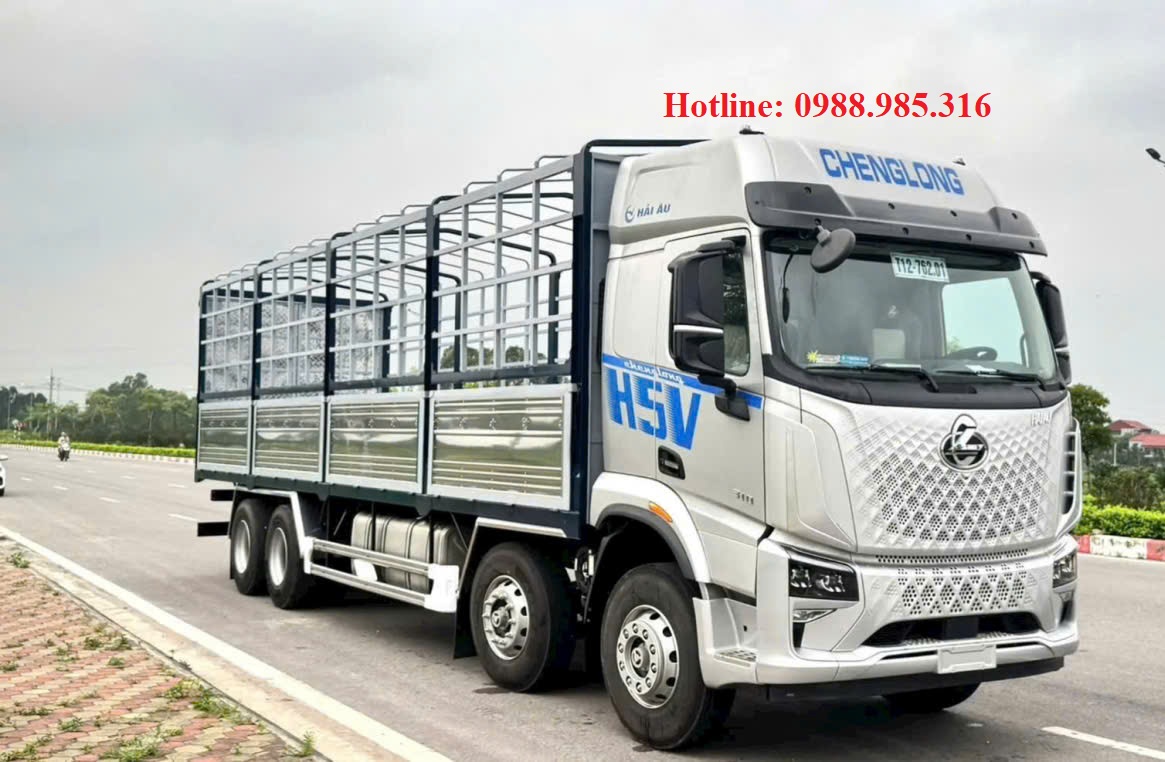 Xe tải thùng 4 chân Chenglong H5V 8X4 310hp